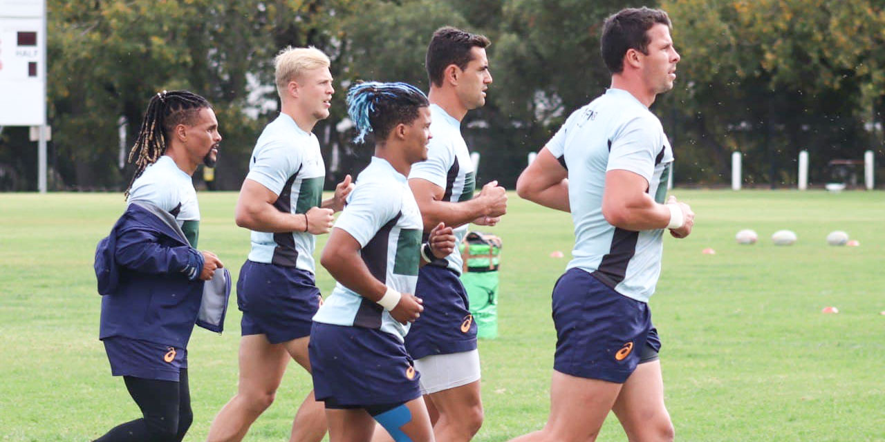 Blitzboks on the training field.