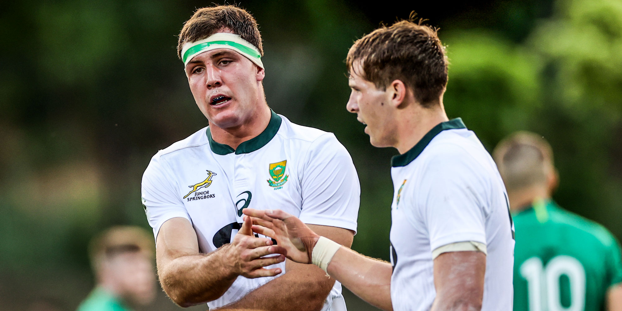 Reinhardt Ludwig scored one of the Junior Boks' five tries against Ireland.