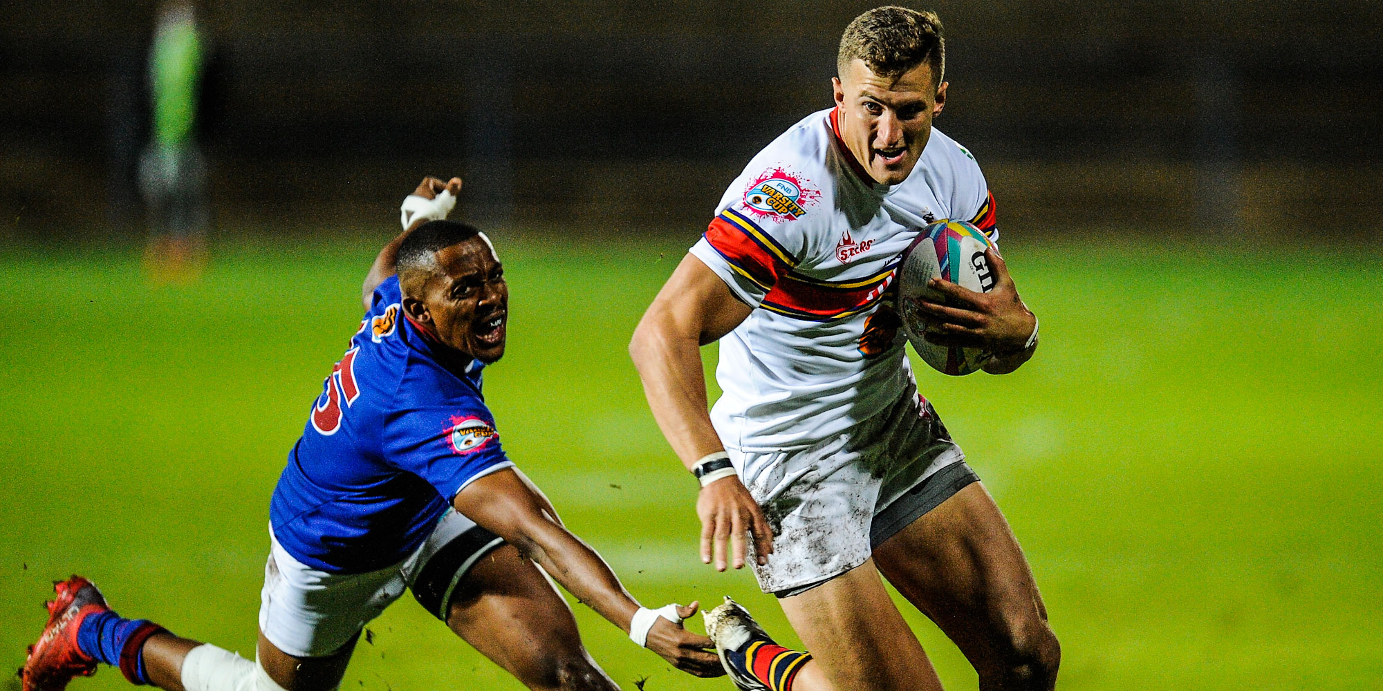 Action from the second semi-final in Bloemfontein.