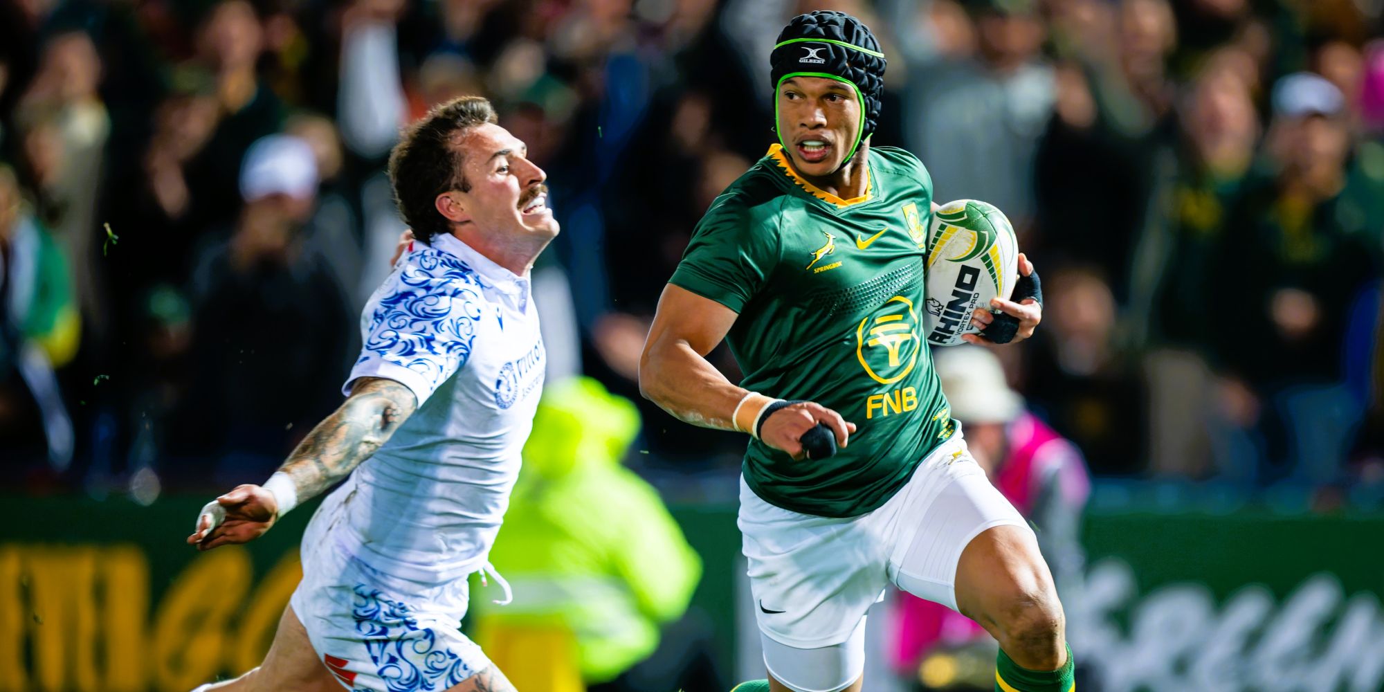 Kurt-Lee Arendse scored a stunning try from a lineout play.