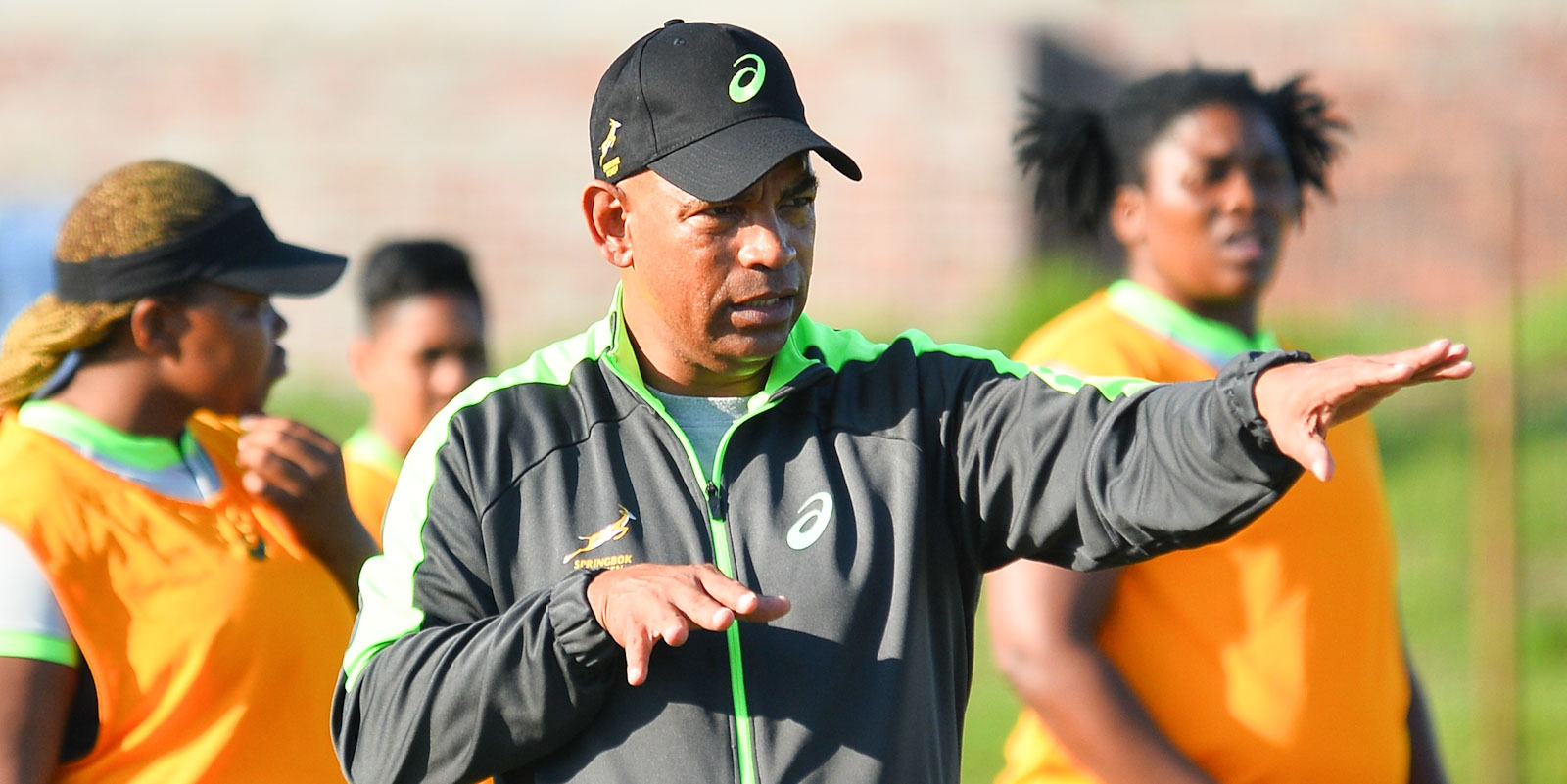 Stanley Raubenheimer on the training field.