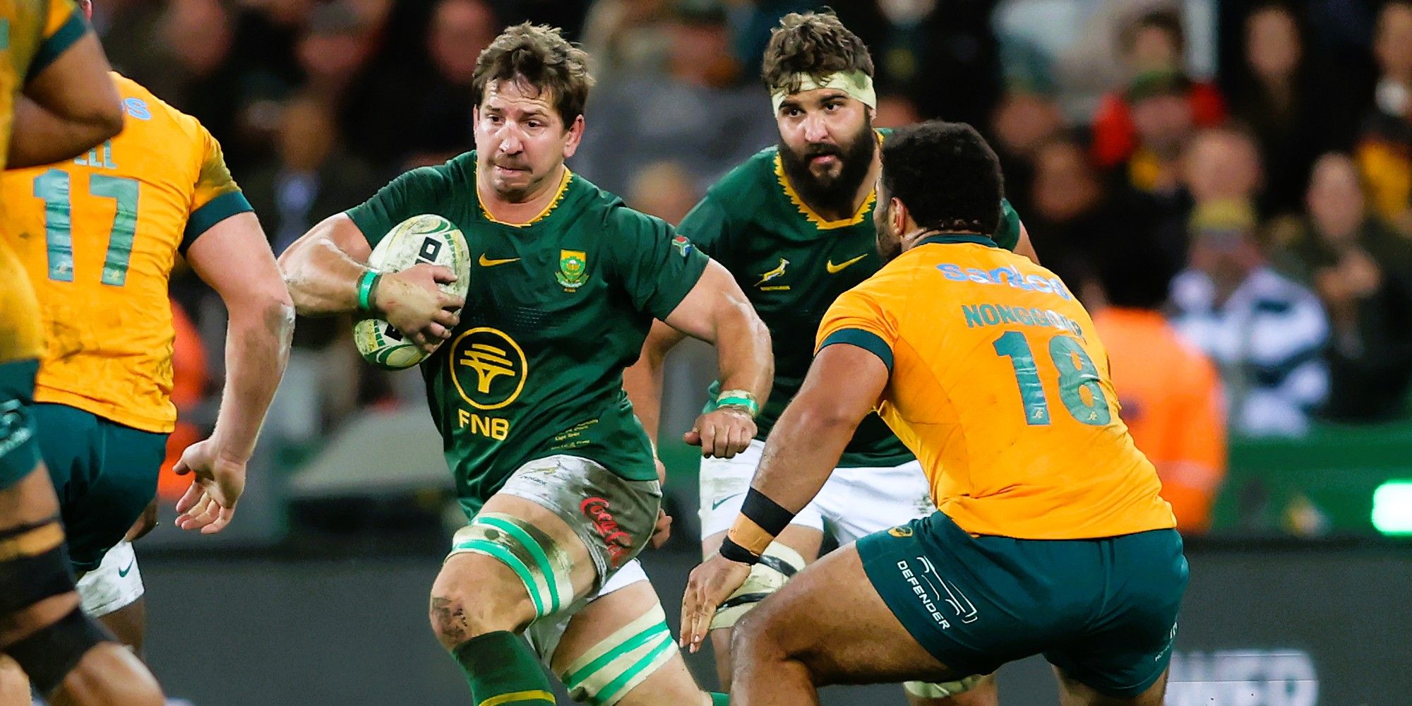 Kwagga Smith in action against Australia earlier this year.