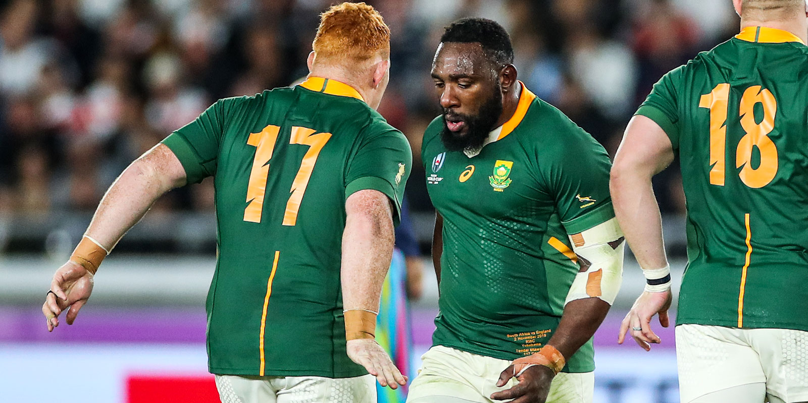 In 2009, Steven Kitshoff was at school, supporting Tendai Mtawarira - and in 2019 they won the RWC with the Springboks.