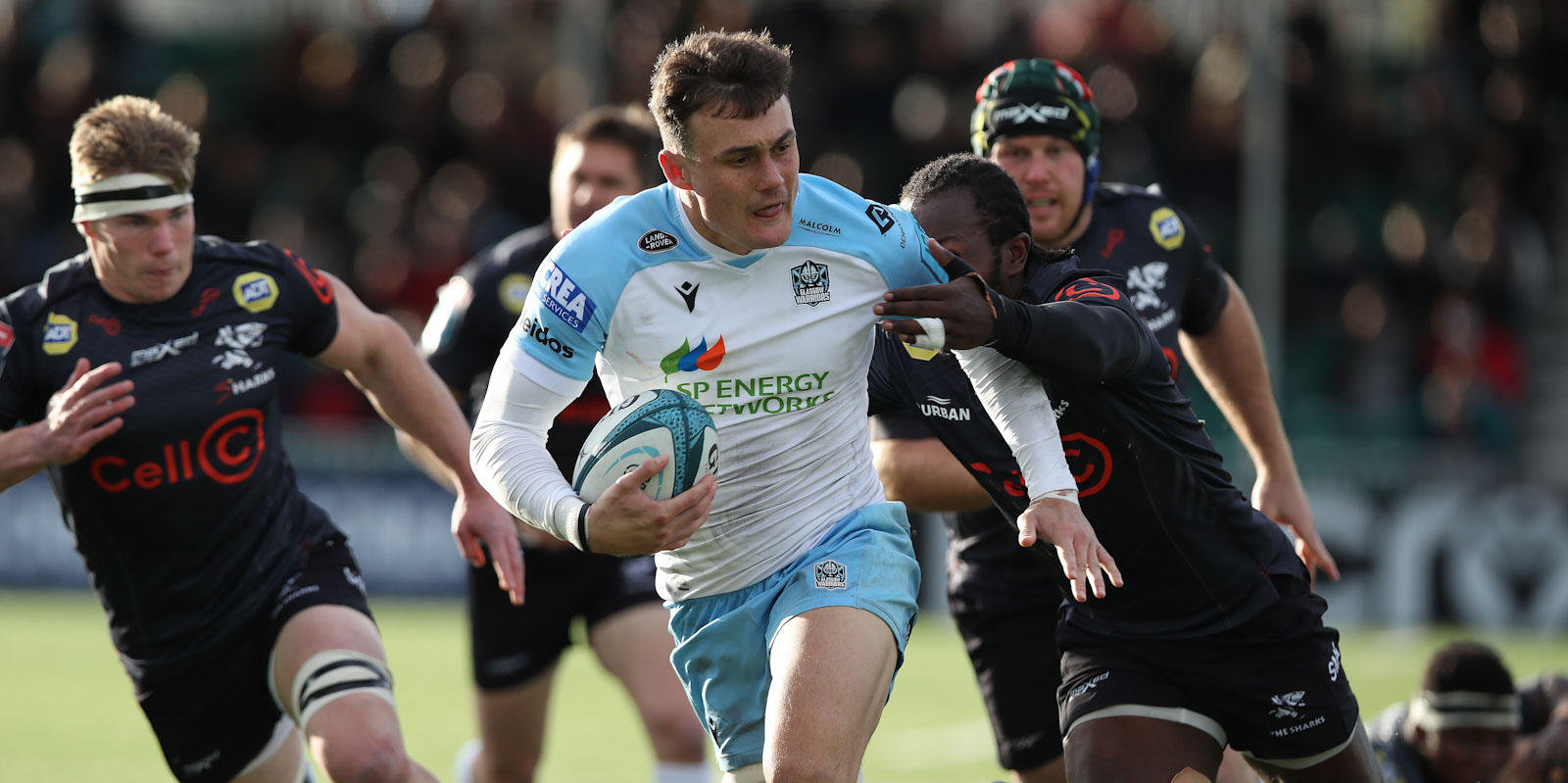 The Cell C Sharks defence came up short at Scotstoun.