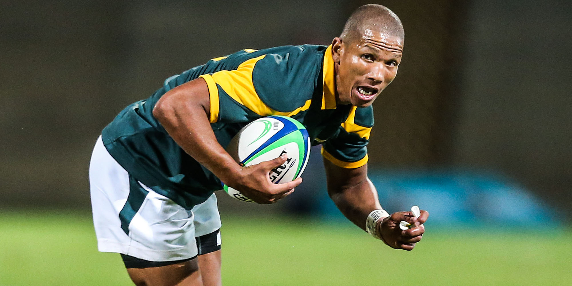 Manie Libbok in action for the Junior Boks in 2017.