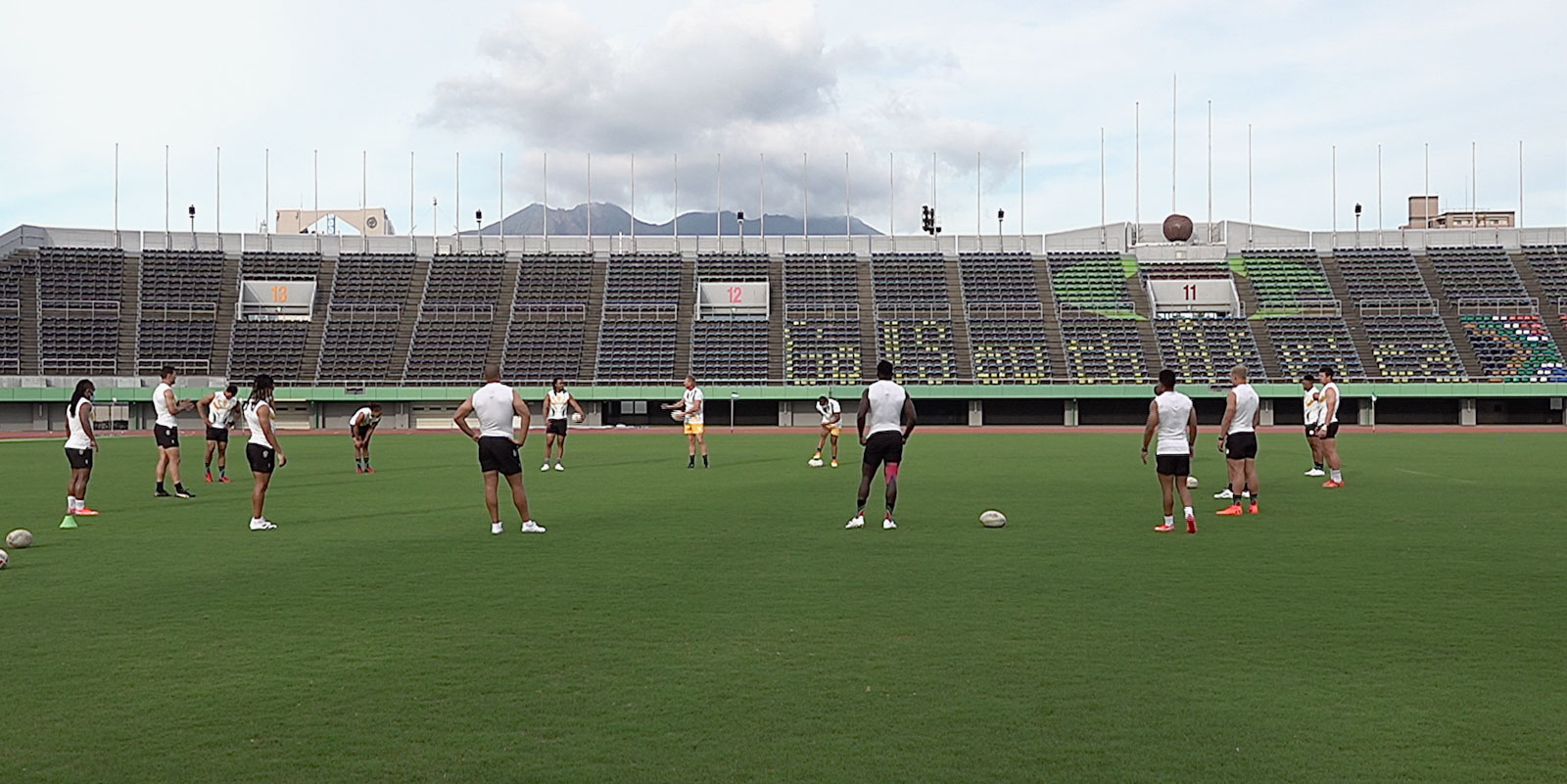 Shiranami Stadium, training venue for Blitzboks in Kagoshima