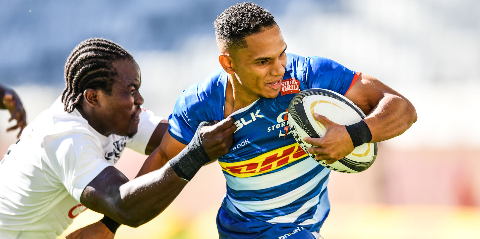 Herschel Jantjies scored the first PRO14 Rainbow Cup SA try.