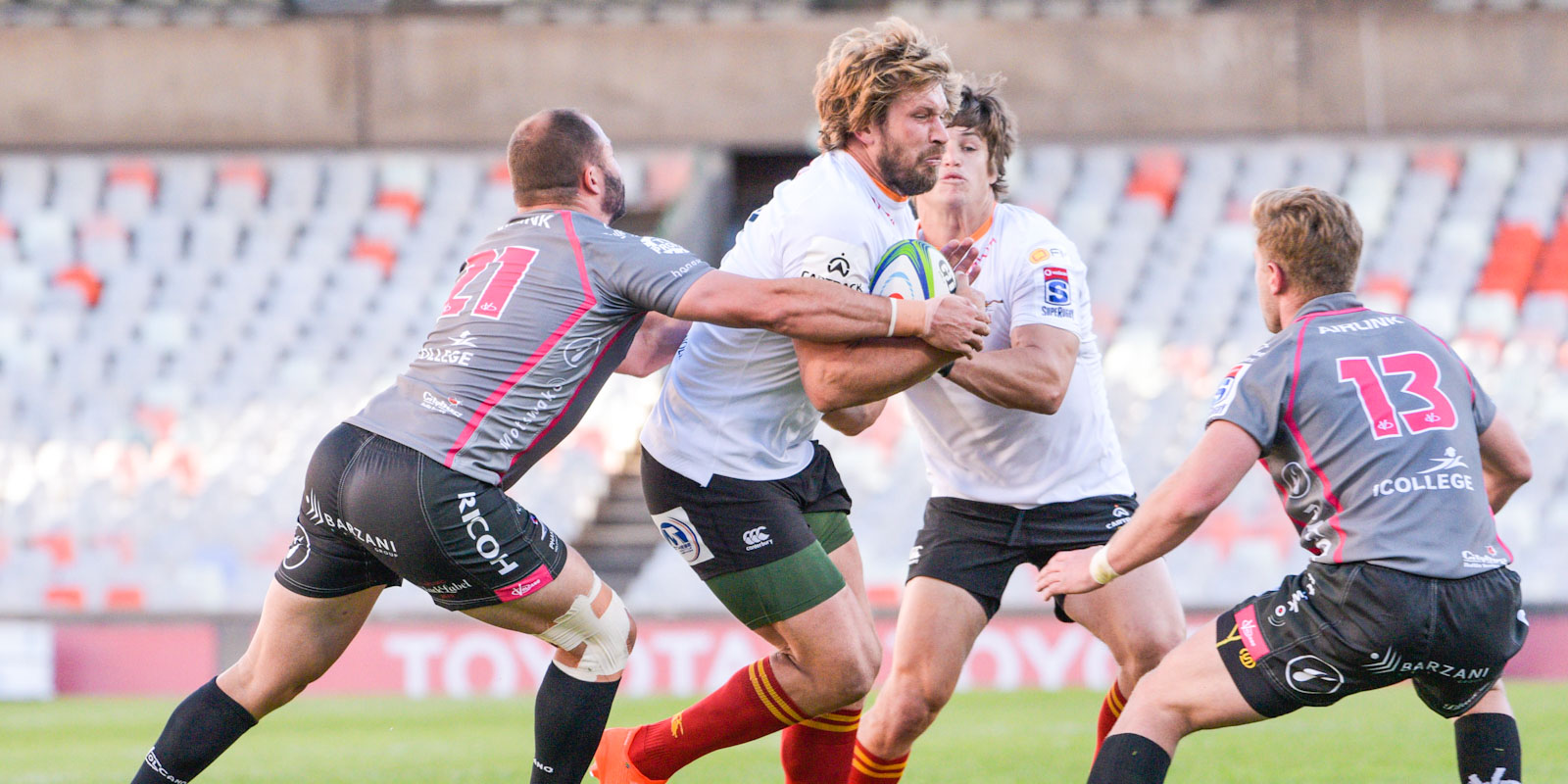 Frans Steyn was in great form in his competitive debut for the Toyota Cheetahs