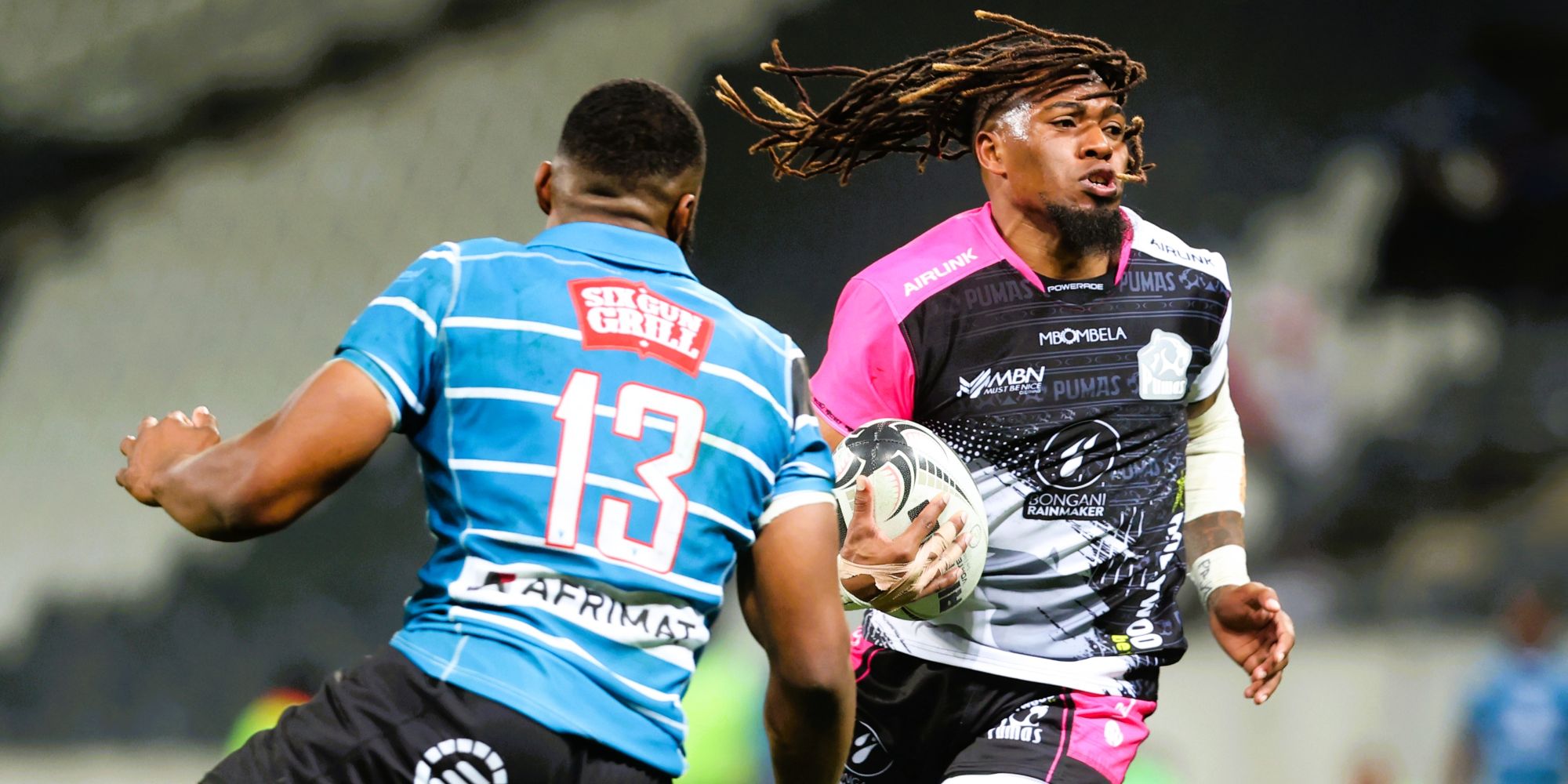 Darren Adonis scored one of the Pumas' tries on Friday night.