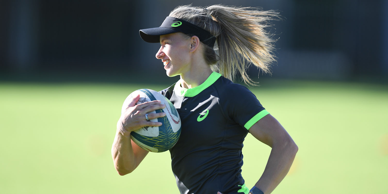 Nadine Roos at training.