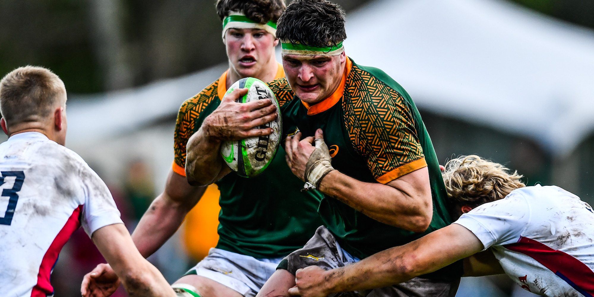 In action against England for the SA U18s in 2022.