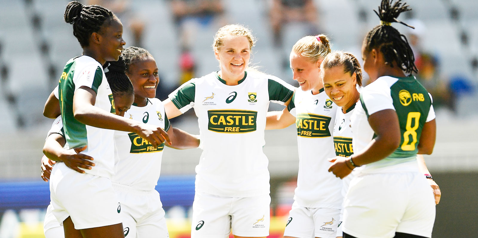 The Imbokodo in action at the HSBC Cape Town Sevens in 2019.