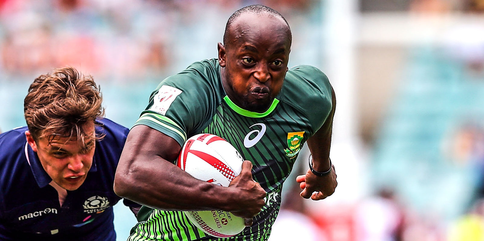 Sandile Ngcobo in action for the Blitzboks a few years ago