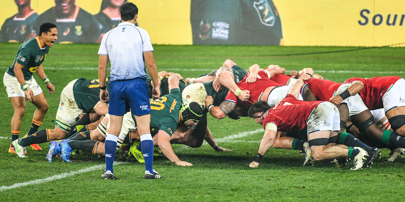 The Springbok scrum grew in stature and confidence in the second Test last Saturday.