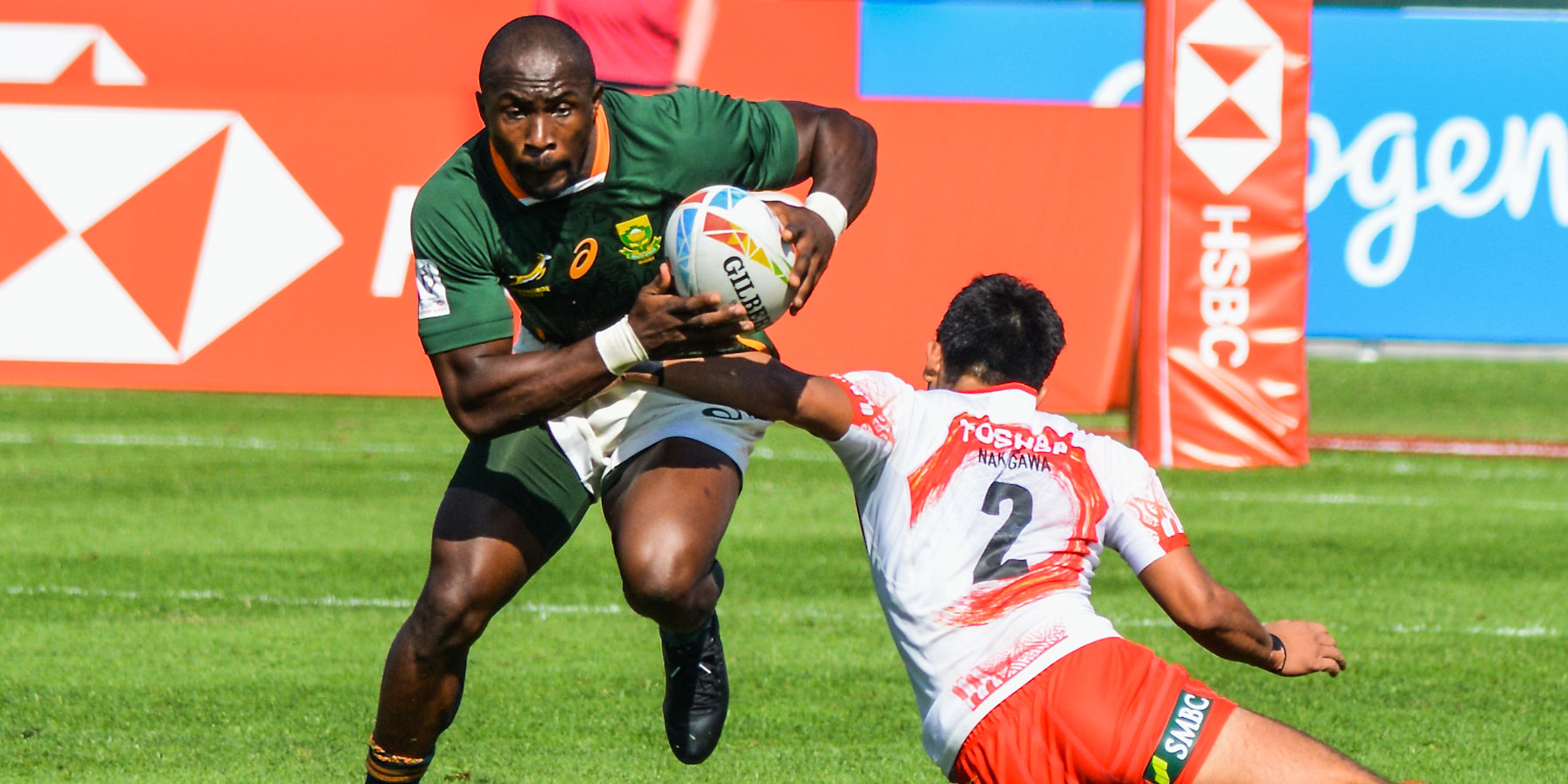 Siviwe Soyizwapi scored two tries against Japan in the second pool game.
