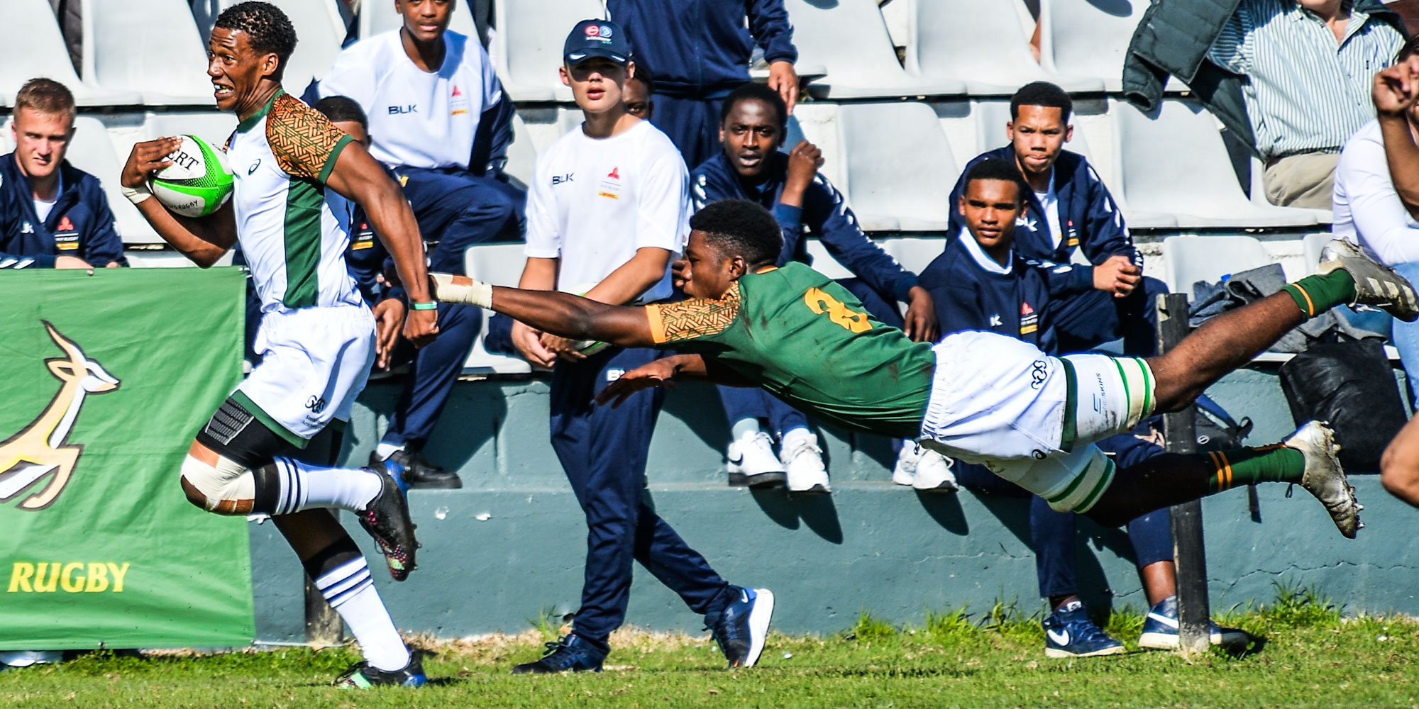 Antonio Bruiners scored two tries for the SA Schools A side.