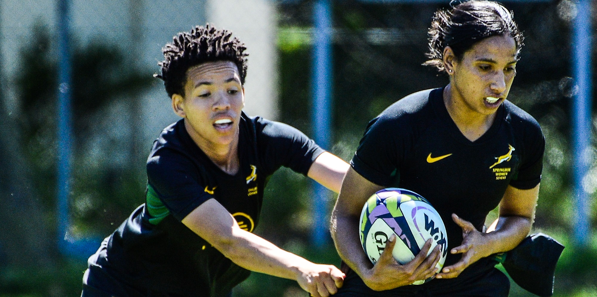 Byrhandre Dolf and Shaunique Hess are the Bok Women wings against Italy on Friday.
