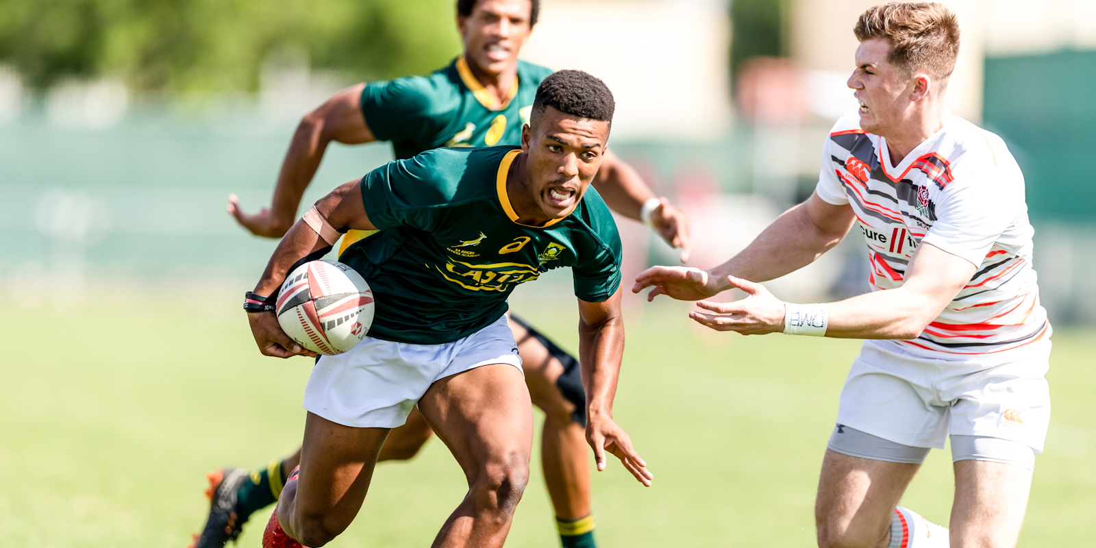 Angelo Davids in action for the Blitzboks